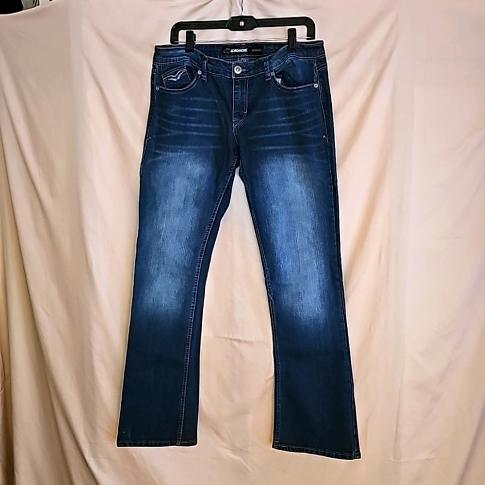 Jordache boot cut blue jeans